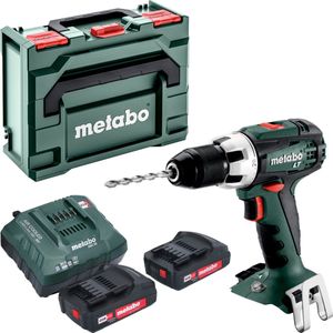 Metabo BS 18 LT accuboormachine 18 V 60 Nm + 2x accu 2.0 Ah + lader + metaBOX