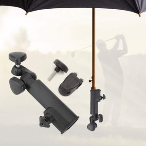 Paraplu Stand Universele Push Trolley Paraplu Houder Kunststof Stand Trek Fietsklem Mount Winkelwagen Zwart