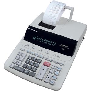 Sharp calculator - met papierrol - grijs - SH-CS2635RHGYS