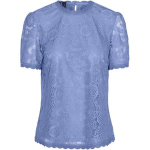 PIECES PCOLLINE SS LACE TOP NOOS Dames Tanktop - Maat M