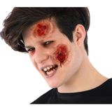 Horror/Halloween verkleed accessoires littekens - nep wond - opplakken op huid
