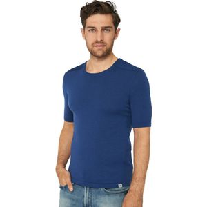 DANISH ENDURANCE Thermo T-Shirt voor Heren - van Merino Wol - Marineblauw - S