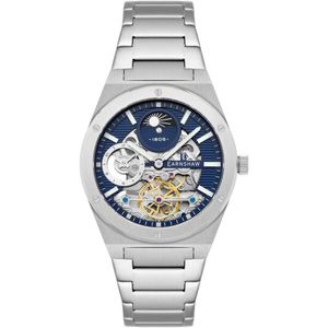 Earnshaw - ES-8291-22 - Polshorloge - Heren - Automatic - Drake Dual Time