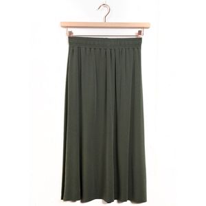 Sissy-Boy - Donkergroene midi rok