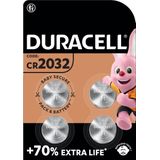 Duracell Specialty 2032 Lithium-knoopcelbatterij 3V, verpakking van 4 stuks (DL2032/CR2032)