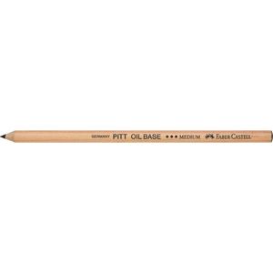 Faber-Castell pastelpotlood - Pitt Oil Base - zwart - medium - FC-112603