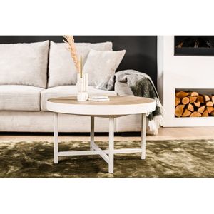 Salontafel Lenny rond 74 cm - Eiken | BY-OLAF