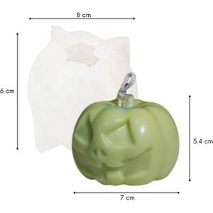 ZoeZo - Kaarsmal - Pompoen - Halloween - Kaars mallen - Siliconen mal - Zelf kaarsen maken - Gips & Epoxy gieten - Zeep maken