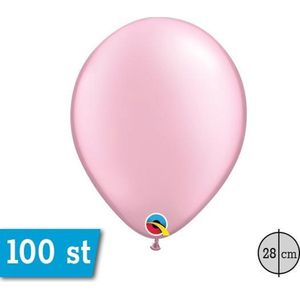 Qualatex ballonnen 100 stuks Pearl Pink