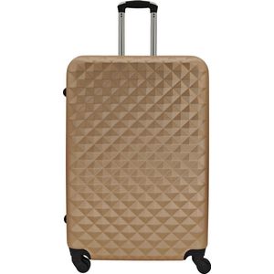 SB Travelbags 'Expandable' bagage koffer 75cm- Champagne