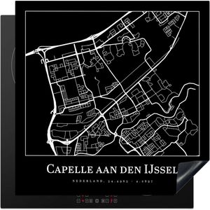 Inductie beschermer - Inductie Mat - Kookplaat beschermer - Stadskaart - Plattegrond - Capelle aan den IJssel - Kaart - Inductie beschermer - Inductie Mat - Kookplaat Beschermer - 78x78 cm - Afdekplaat inductie - Inductiebeschermer