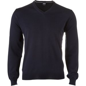 OLYMP - Trui Merino Donkerblauw - Heren - Maat 4XL - Modern-fit