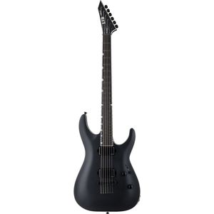 ESP LTD Deluxe MH-1000 Baritone Black Satin elektrische bariton gitaar