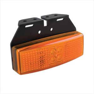 Pro Plus Markeringslamp - Contourverlichting met Houder - 110 x 40 mm - 12 en 24 Volt - LED - Oranje - blister