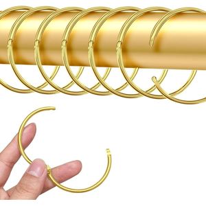 Gordijnringen voor gordijnen - Goudkleur - 50 mm - 40 stuks