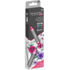 Spectrum Noir - Triblend Brush - Spring Blooms a 3 stuks