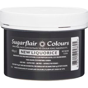 Sugarflair Spectral Concentrated Paste Colours Voedingskleurstof Pasta - Zwarte Drop - 400g