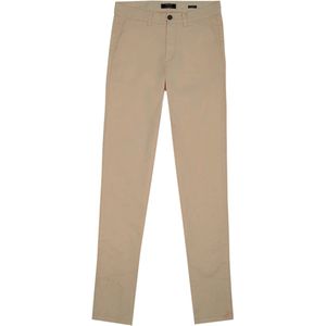 Mr Jac - Broek - Heren - Slim fit - Chino - Garment Dyed - Pima Katoen - Beige - Maat W34 L32