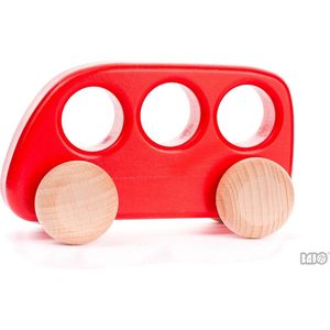 Bajo Houten Bus, Rood