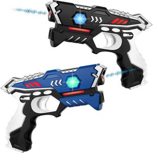 KidsTag Lasergame Set - 2 Laserguns - Vanaf 6 jaar - Unieke kleuren - Nederlandstalige handleiding - Snel leverbaar