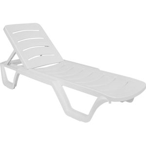 CLP Bahama Set van 10 ligstoelen wit