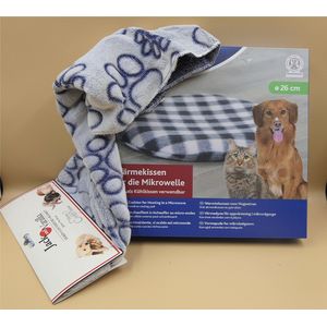 Trixie warmtekussen(ook verkoeling) snuggle safe 26 cm voor dieren PLUS zacht fleece deken 70 x 100 cm voor honden katten enz..