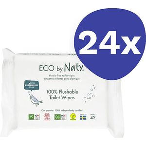 Naty Eco Doekjes - voor toilet training (gevoelige huid) (24x 42 stuks)