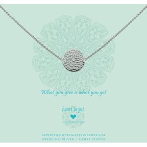 Heart to Get - Ketting S filigree - Zilver