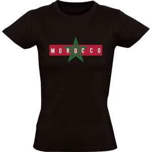 Morocco Dames T-shirt - marokko - noord afrika - marokkaanse vlag - arabisch - retro - berbers - arabier - trots