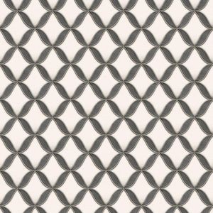 Fabric Touch geometric white/black - FT221224