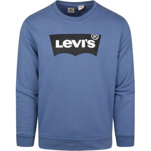 Levi's - Original Graphic Sweater Blauw - Heren - Maat XXL - Modern-fit