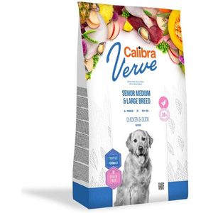 Calibra Verve Grain Free - Senior M&L Dog - Chicken & Duck 12 kg