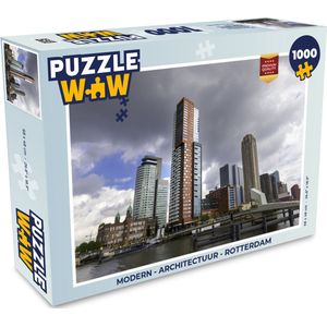 Puzzel Modern - Architectuur - Rotterdam - Legpuzzel - Puzzel 1000 stukjes volwassenen