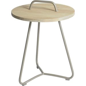 Ava side table diameter48,5x63 cm taupe