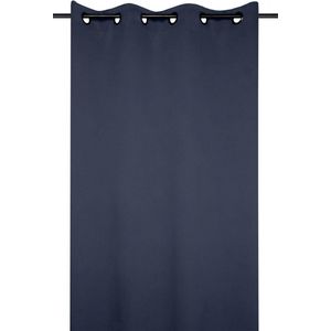 Rideau verduisteringsgordijn 135 x 250 cm. , 100% polyester , kleur: marineblauw , ringen
