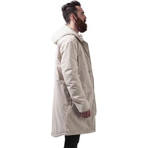 Urban Classics Winterjacke Cotton Peached Canvas Parka Sand-M