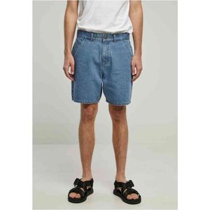 Urban Classics - Denim Bermuda korte broek - Taille, 44 inch - Blauw