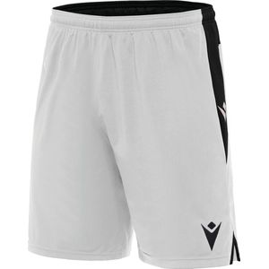 Macron Tempel Short Kinderen - Wit / Zwart | Maat: 164