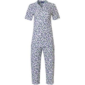 Pastunette pyjama panterprint - Blauw - Maat - 48