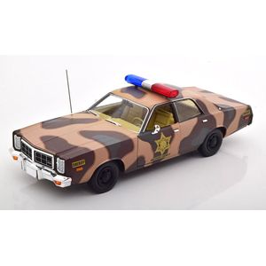 Dodge Monaco 1978 ""Hazzard County Sheriff Police"" Camouflage 1-18 Greenlight Collectibles