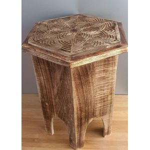 Mica Decorations Eden side table bruin H46xD34