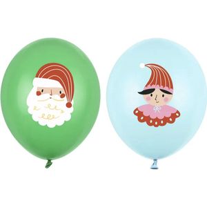 Partydeco - Kerst Ballonnen Candyland mix - 50 stuks