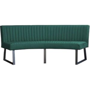 Eetkamerbank - Hengelo - stof Element bosgroen 20 - geschikt voor ovale tafel 240 cm