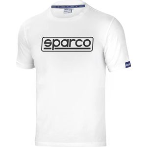 Sparco T-Shirt Frame Logo | wit / s | T-Shirt | 01324BI1S