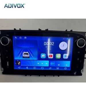ADIVOX 7 inch Android 13 voor Ford Focus, Mondeo/C-MAX/S-MAX 2006-2011 8CORE CarPlay/Auto/Wifi/GPS/RDS/DSP/NAV/5G
