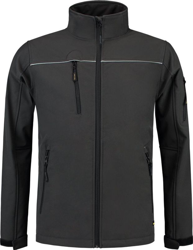 Tricorp 402006 Softshell Luxe - Donkergrijs - 7XL