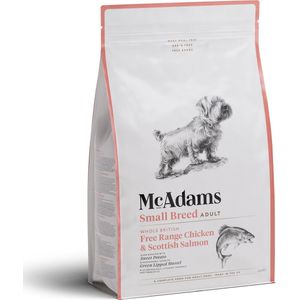 McAdams Grainfree Dog Adult Small Breed Free Range Chicken & Scottish Salmon 2 kg - Hond