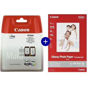 Canon PG-545 & CL-546 - Inktcartridge - Incl. Canon Fotopapier