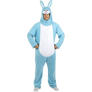 Funidelia | Blauw konijnenkostuum voor vrouwen en mannen - Dieren - Kostuum voor Volwassenen Accessoire verkleedkleding en rekwisieten voor Halloween, carnaval & feesten - Maat M - L - Wit