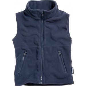 Playshoes - Fleece vestje mouwloos - Donkerblauw - maat 116cm